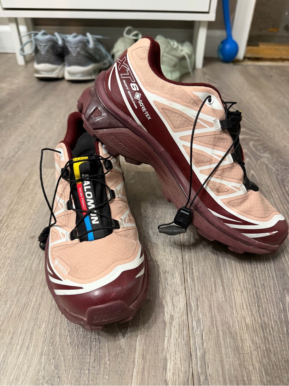 Salomon XT-6 GORE-TEX Pink Burgundy Sneakers LIKE NEW